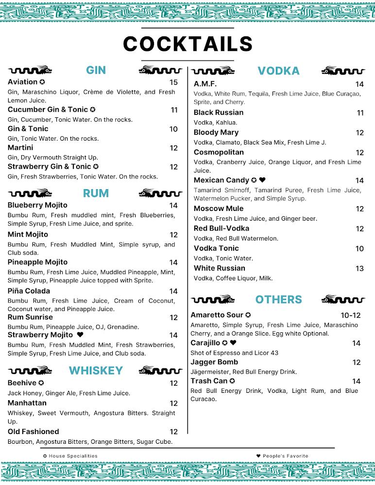 Xalisco Tequila Bar Menu image 4